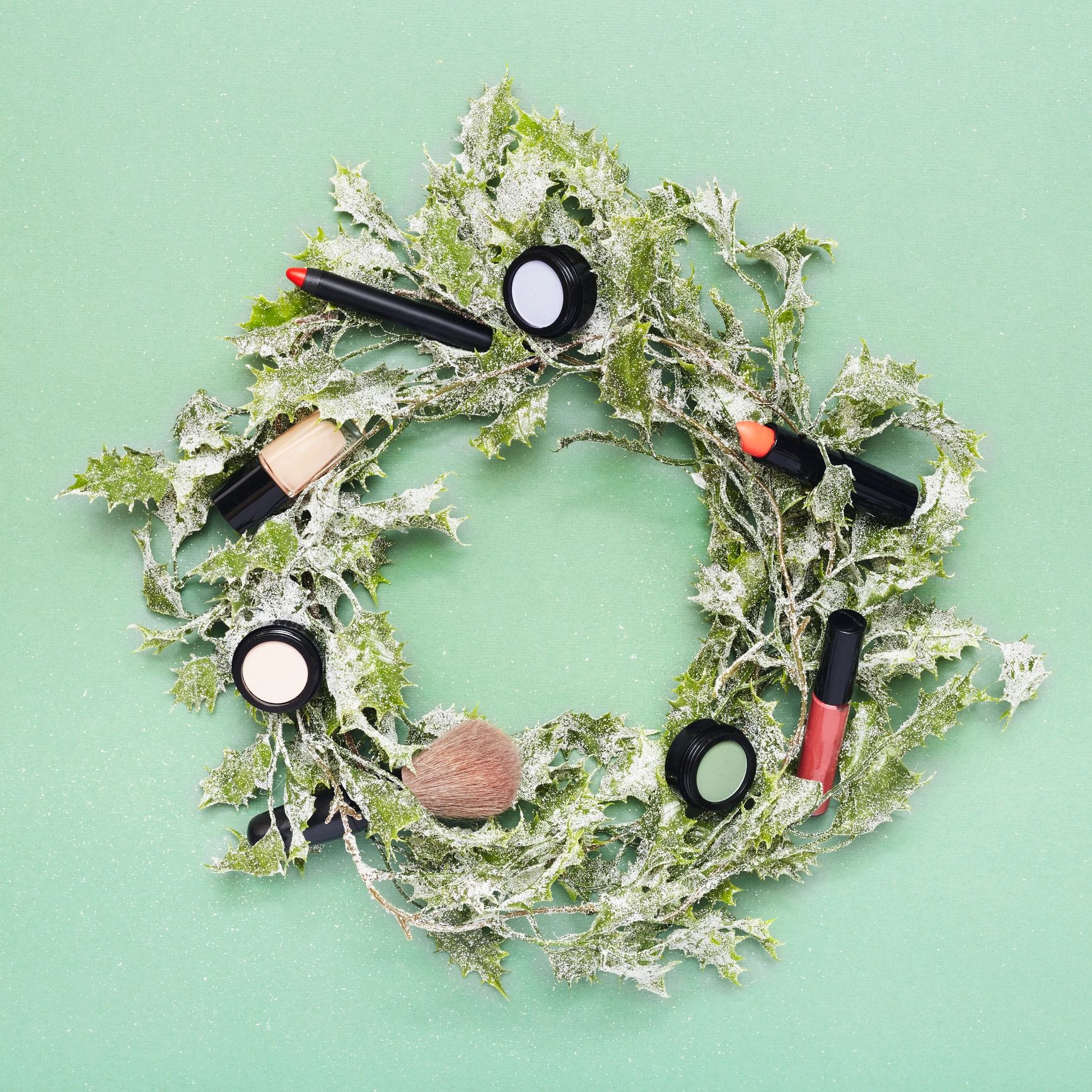 Beauty products arranged for a moisturizing ritual
